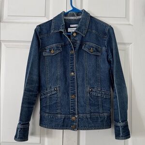Jones Studio Essential Classic Blue Jean Jacket S